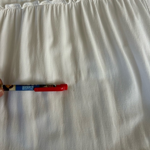 Brandy Melville White maxi tiered skirt one size fully lined excellent condition - Picture 12 of 12